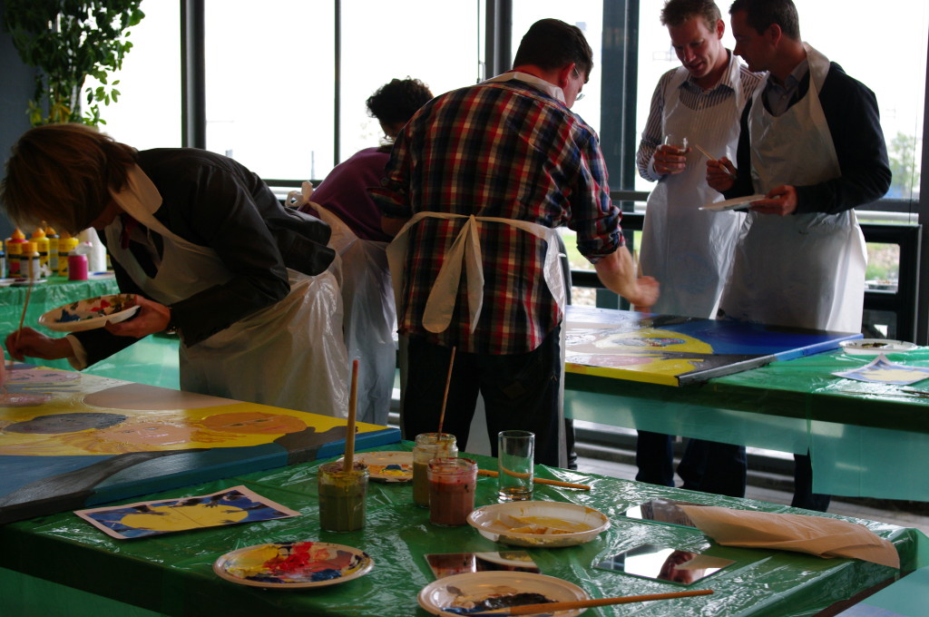 Workshop Multipainting Rabobank Rotterdam